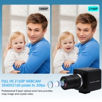 ELP 4K kamera 2.8-12mm Lens USB kamera ile MAC için 3840x2160 HD Webcam 4K/Windows/Linux/ahududu Pi Web kamera