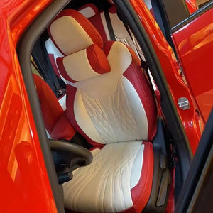 غطاء جلدي بالكامل غطاء مقعد سيارة أمامي وخلفي مناسب تمامًا لسيارة جيب تويوتا وايلاندر فرونلاندر - Product Image 1