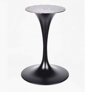 304 pieds de table en alliage d'aluminium en acier inoxydable brossé pieds de table en corne châssis rond - Product Image 2