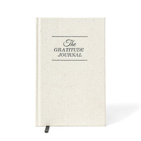 Journal de gratitude de 5 minutes en gros Journal de lin couverture en tissu cahier à couverture rigide