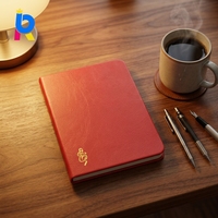 Cuaderno Personalizable A5 de Cuero PU, Diario con Múltiples Impresiones, Caja de Regalo de Lujo para Personal de Empresa, Regalo de Oficina para Uso Diario