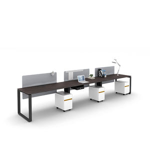 Takım çalışması ofisleri masa 3 kişi Set tasarım bölümü iş istasyonu Set ofis masaları - Product Image 2