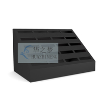 Présentoirs de carrelage céramique sur mesure pour bureau, supports d'échantillons de pierre et quartz, présentoirs de sol en bois pour salle d'exposition
