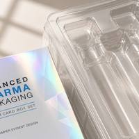 Boîte d'emballage personnalisée avec plateau, en carton de haute qualité, pour kit de soins de santé, boîte sécurisée inviolable pour échantillons de laboratoire