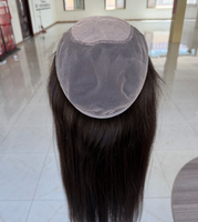 Topper capillaire en dentelle 10x10 en cheveux humains avec base en soie |   Topper de cheveux 100% humains 4x4 en soie respirante pour calotte naturelle, idéal pour les zones clairsemées