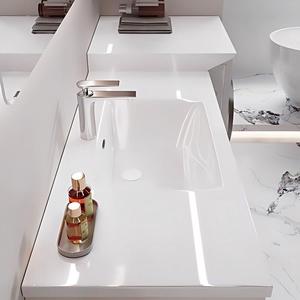 Estación <span class=keywords><strong>de</strong></span> Lavandería <span class=keywords><strong>con</strong></span> Almacenamiento, Mueble <span class=keywords><strong>de</strong></span> Lavandería Independiente para Balcón, Fregadero Integrado y Mesa para Lavar Platos para Uso Doméstico - Product Image 6