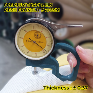Bâche enduite de PVC souple à impression flexible 130-1300GSM blanche personnalisée maille tissée en polyester pour bannière publicitaire - Product Image 6