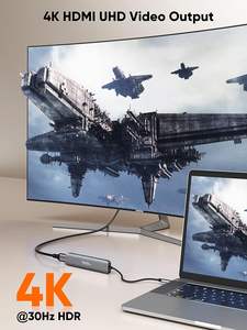 CableCreation 7-en-1 <span class=keywords><strong>USB</strong></span> <span class=keywords><strong>C</strong></span> Hub <span class=keywords><strong>Adaptateur</strong></span> multiport <span class=keywords><strong>vers</strong></span> <span class=keywords><strong>adaptateur</strong></span> <span class=keywords><strong>usb</strong></span> station d'accueil pour ordinateur portable hub <span class=keywords><strong>usb</strong></span>-<span class=keywords><strong>c</strong></span> - Product Image 3