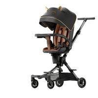 Poussette de luxe pour bébé en forme de rotation 360