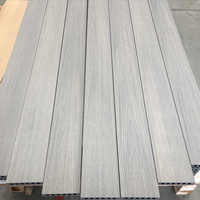 Planches de terrasse WPC imperméables ignifuges à trous ronds, co-extrusion WPC, planches de terrasse en bois-plastique pour extérieur
