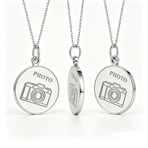 เหรียญวงกลมชุบเงินพร้อมลายสลักกล้องถ่ายรูปสำหรับเป็นของที่ระลึก - Product Image 6