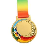 Médailles personnalisées sur mesure avec ruban, créez votre propre logo, trophée en métal, médaille de course en émail souple, récompense sportive