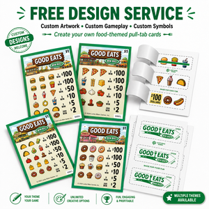 Billets à gratter personnalisés en papier pour la création de plans de jeu et de récompenses, cartes à ouvrir pour restaurants, food trucks et collectes de fonds - Product Image 4