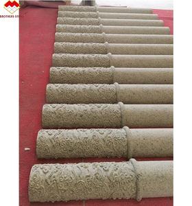 Columna Redonda Hueca Tallada en Mármol con Cubierta de Granito Estilo Americano, Venta de Fábrica de Yunfu - Product Image 3