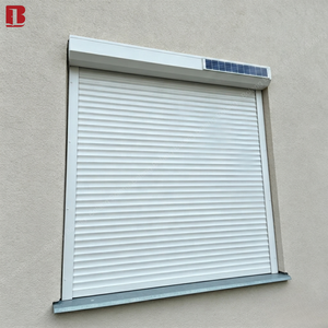 Volets roulants solaires en aluminium de conception moderne 2026 pour fenêtres et portes de villas résidentielles - Product Image 2