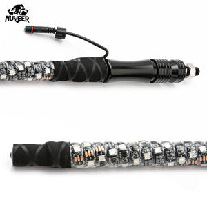 NUYEER, спиральный Rgb, цветная антенна для лодок, автомобилей, внедорожных, светодиодных ламп для автомобиля, Rzr, Utv, Atv, флагшток, светодиодная фара, RGBW, Хлыст - Product Image 3