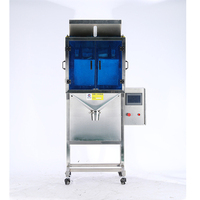 Machine à emballer quantitative automatique d'échelle à deux têtes d'acier inoxydable à vendre/échelle de granule de doseur de remplissage de grain de 10g -2000g