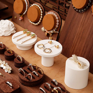 Expositor de Joyería, Estilo Retro Chino, con Ventana de <span class=keywords><strong>Flores</strong></span>, <span class=keywords><strong>para</strong></span> Pendientes, Pulseras, Anillos, Accesorios de Exhibición de Joyería - Product Image 3