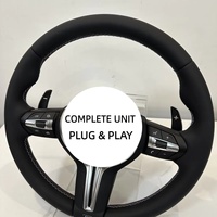 Volant sport en cuir véritable chauffant avec modules de chauffage pour les séries F30 F32 F10 F12 F01 F25 F26 F15 F16 F/E