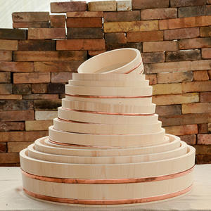 Bambus Bambou Japandi Conservation de la fraîcheur durable Seau à <span class=keywords><strong>sushi</strong></span> avec couvercle pour le stockage des aliments ménagers - Product Image 1