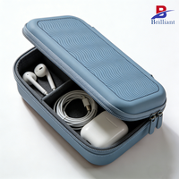 Étui de rangement électronique personnalisé en EVA pour écouteurs, chargeurs, câbles, étui de transport portable pour les voyages