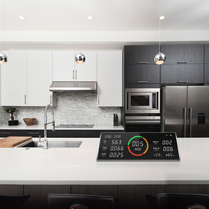 Dienmern Nouveau moniteur de qualité de l'air multifonction 10 en 1 Co2/pm2.5/pm10/aqi/tvoc/hcho avec écran LCD - Product Image 2