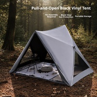 Tente de camping occultante à ouverture automatique en 1 seconde, tente de camping extérieure portable instantanée anti-UV et anti-moustiques