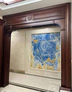Meubles en bois massif modernes sur mesure pour hôtel chinois, villa, chambre à coucher, salon, armoires pliantes, armoires à vin, panneau lumineux - Product Image 2