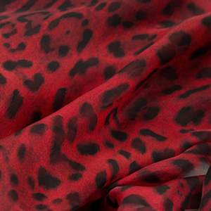 Tessuto in <span class=keywords><strong>Chiffon</strong></span> di <span class=keywords><strong>Seta</strong></span> 100% con Stampa Personalizzata 6mm, Lussuoso e Sottile, Motivo Leopardato per Abbigliamento Femminile - Product Image 4