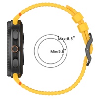 Bracelet de montre de sport de luxe pour homme et femme, pour 40 mm 44 mm, respirant, en silicone souple, boucle à ardillon, largeur du bracelet 20 mm