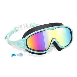 <span class=keywords><strong>Gafas</strong></span> de Natación y Buceo para Niños, Gran Venta, Montura Grande, Lentes de PC Electrochapadas, Impermeables, Antivaho, Protección UV, Visión Amplia - Product Image 2