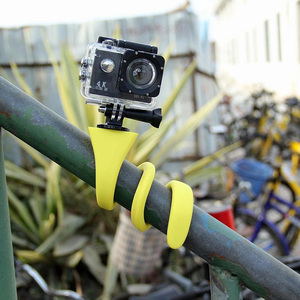 Caméra sans fil à distance, bâton de selfie flexible, clip, trépied, <span class=keywords><strong>support</strong></span> de téléphone pour voiture, caméra d'<span class=keywords><strong>action</strong></span>, vélo - Product Image 6
