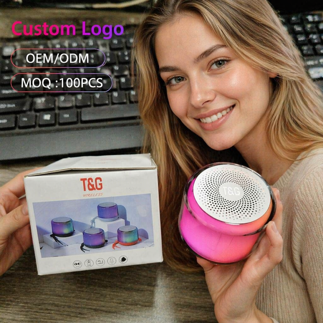 OEM/ODM TG363 Mini Portable for 6.0 V6.0 Speaker Single Color LED USB MP3 FM Radio Subwoofer Built-In Battery 5-10W