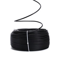 Cable de Alimentación XIONGISOLAR de 1m, Cobre Estañado, Aislamiento XLPE/XLPO, 0.6/1KV CA, Revestimiento de Goma, IP67 Impermeable, 12AWG/4MM2