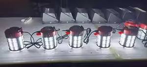 Éclairage de chantier LED temporaire 60W 100W 150W avec cordon de 1,5 m, lampe de chantier portable à 360 degrés pour atelier et construction - Product Image 5