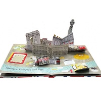 Libro de Cuentos Interactivo Personalizado para Niños, con Tapa Dura, Diseño Creativo Educativo, Libro 3D Pop-Up para Bebés y Niños