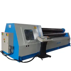 China industrial suppliers 4 rolls pre bending cones making machines steel plate sheet rolling machine w12