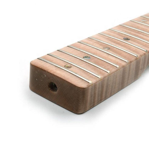Oferta caliente al por mayor: Mástil de repuesto para guitarra de 21 trastes, de arce flameado natural, para guitarra TL - Product Image 4