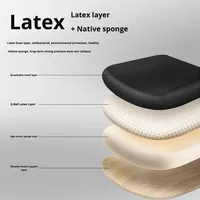Chaise de bureau ergonomique moderne et simple Taichang Leisure, confortable pour une longue séance assise, respirante en maille, réglable pour étudiant