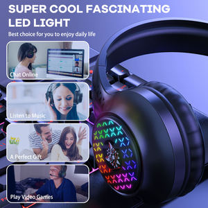 Auriculares para juegos <span class=keywords><strong>ONIKUMA</strong></span> X7 PRO con cable RGB, micrófono con cancelación de ruido, vocalismo dinámico, altavoz de 40mm de diámetro para viajes - Product Image 2