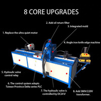 Machine automatique de découpe d'angle en acier inoxydable 45, de poinçonnage d'arc de tube carré et de découpe d'alliage, machine automatique de chanfreinage de tuyaux en PVC
