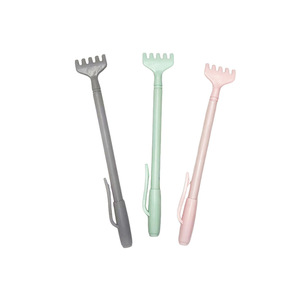 Extendable Portable Back Scratcher For Home Use Multifunctional Body Itch Relief <b>Tool</b> With <b>Clip</b> Handle Gray Green Pink - Product Image 1