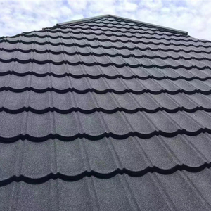 Giá bán buôn <span class=keywords><strong>Red</strong></span> đá tráng kim loại mái ngói dx51d đá tráng tấm lợp cho mái nhà - Product Image 5