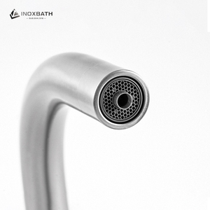 ก๊อกน้ำห้องครัวแบบ 3 หัวจ่ายน้ำเดี่ยว พร้อมตัวกรองน้ำ ผิวสัมผัสสีทองขัดเงา สแตนเลส 304 - Product Image 5