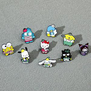 Sanrioes Kuromi Edición Especial Strawberry Kitty, Insignias de Dibujos Animados Bonitas, Botones, Broches y Pines de Esmalte Duro de 1.2 pulgadas para Solapa de Camisa de Anime - Product Image 6