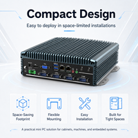 Mini PC sin Ventilador con CPU I3-7100U/I5-7200U/I7-7500U, Doble LAN, Amplio Rango de E/S y Almacenamiento SSD para Kioscos y Control de Pasarelas