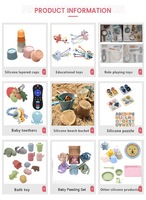 Ensemble de blocs empilables en silicone de qualité alimentaire personnalisable, jouet éducatif sans BPA, respectueux de l'environnement, gobelets hexagonaux sensoriels pour enfants