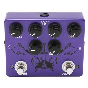Pédale d'effet pour guitare Reverb Digital Delay 2 en 1 True Bypass Accessoire pour instrument unique CP <span class=keywords><strong>80</strong></span> - Product Image 1