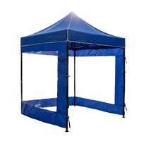 Gazebo pliable d'extérieur commercial avec couverture en PVC et structure en acier pour salons professionnels et expositions
