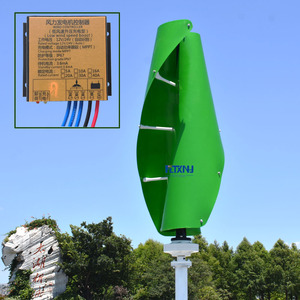 Aerogenerador de Eje Vertical de 100W/200W, 12V/24V, Energía Eólica para el Hogar, Sistema Híbrido Conectado/Desconectado a la Red - Product Image 5